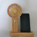 The Best Partner In Summer 3 In1Bamboo Fan  With Power Bank Hand Fan Portable USB Rechargeable Small Pocket Fan Battery Operated